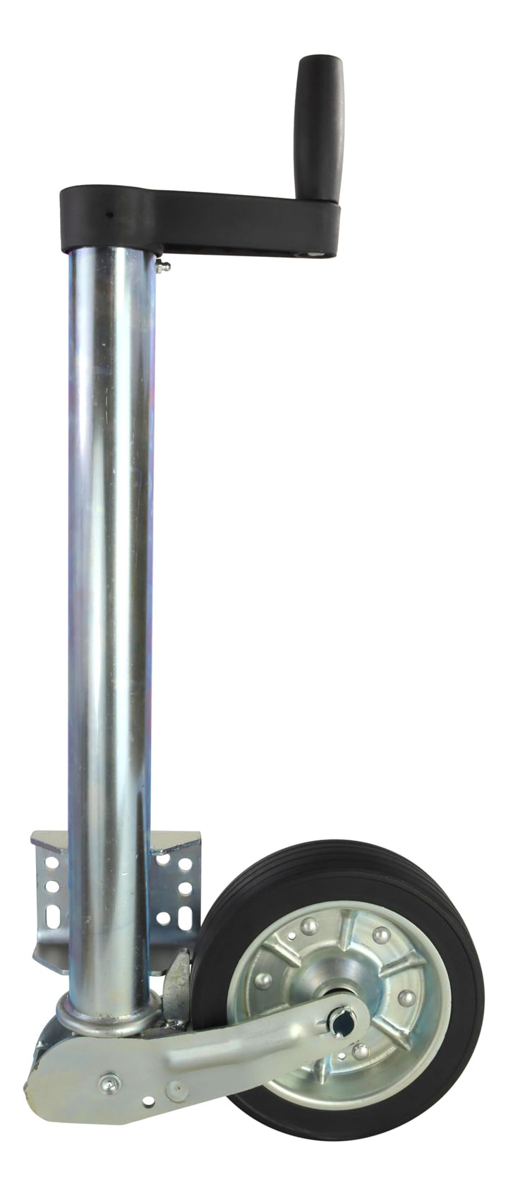 Automatik Stützrad Schwerlast mit Rangiergriff 500kg extra lang PKW Anhänger Trailer Rad 225x65mm