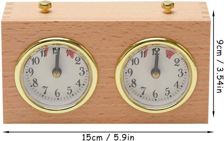 Schachuhr Timer, Schachuhren Analog Mechanischer Countdown Timer Schachuhr, Professioneller Wettkamp