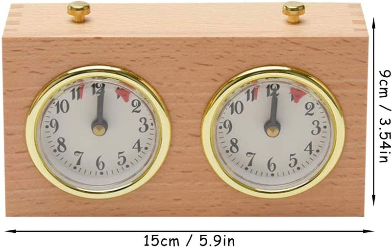 Schachuhr Timer, Schachuhren Analog Mechanischer Countdown Timer Schachuhr, Professioneller Wettkamp