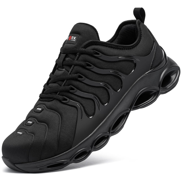 LARNMERN Sicherheitsschuhe Herren Arbeitsschuhe Bequem Stahlkappe Arbeitsturnschuhe Dämpfung Leicht