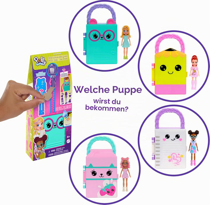 Polly Pocket Fashion Reveal Closet Spielset für Mädchen ab 4 Jahren