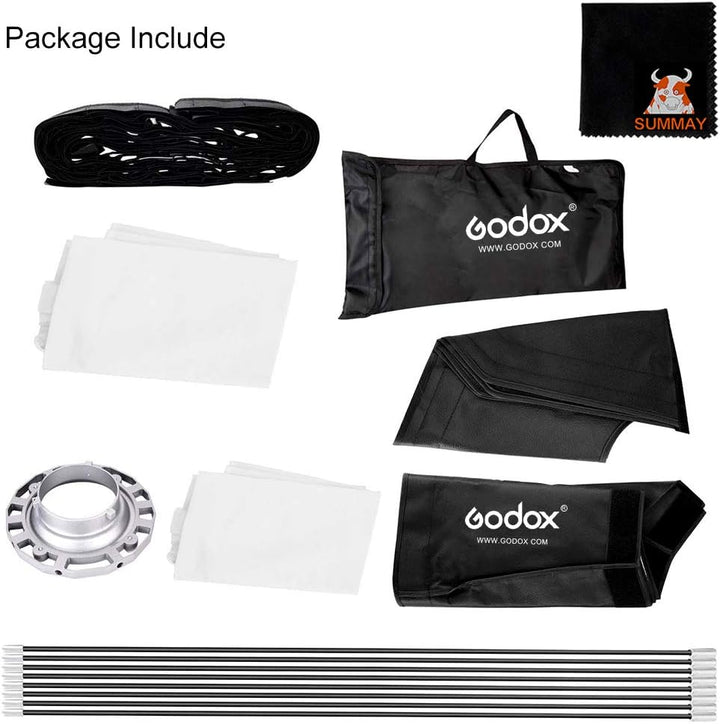 GODOX Softbox 140cm 55in Achteckige Softbox Honeycomb Gitter Softboxen Bowens Halterung für Blitzger