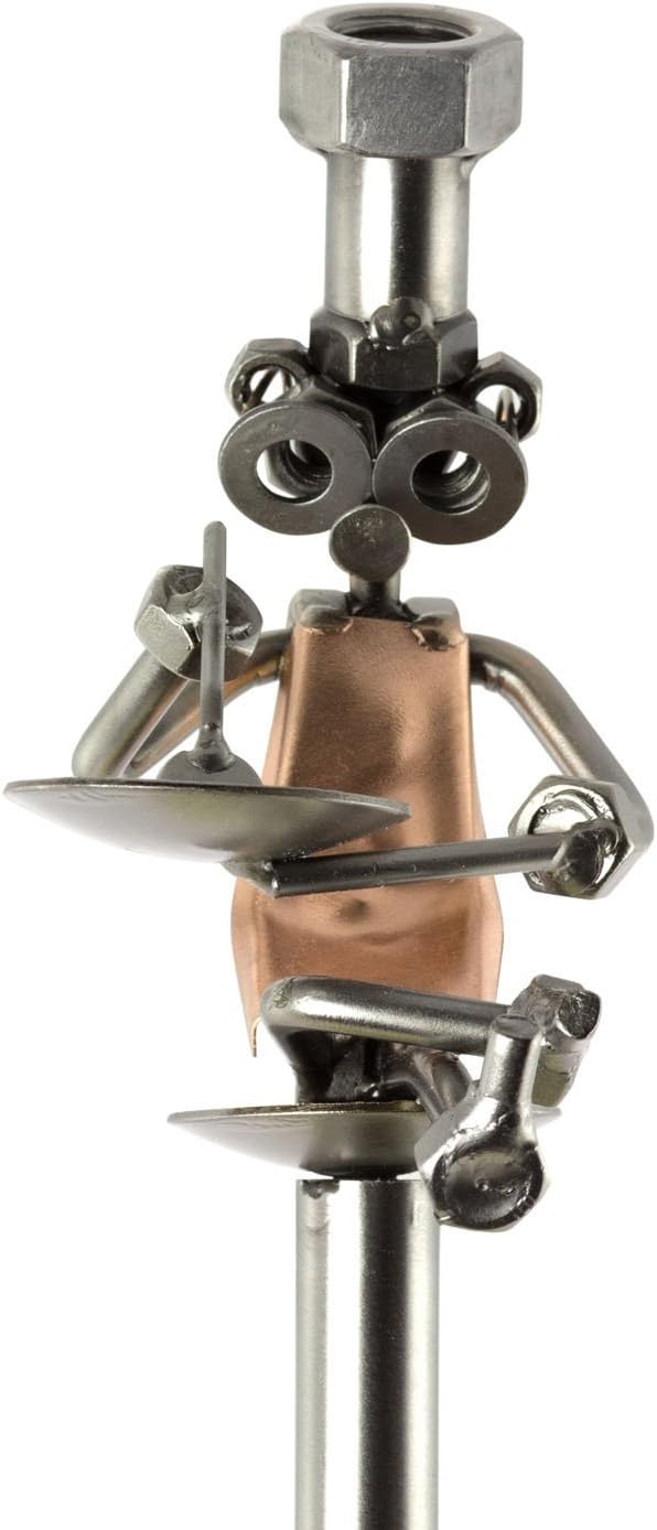 Steelman24 I Schraubenmännchen Koch Küchenrolle I Made in Germany I Handarbeit I Geschenkidee I Stah