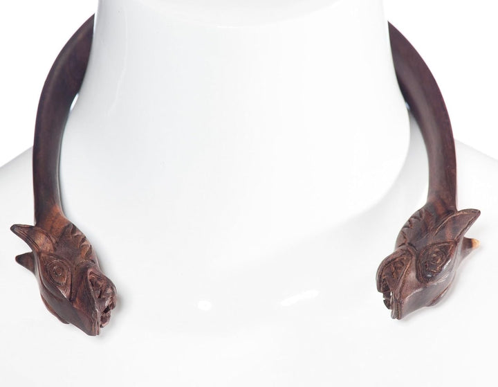 Windalf Keltischer Torques Celtic Dogs Ø 13.5 cm aus Holz
