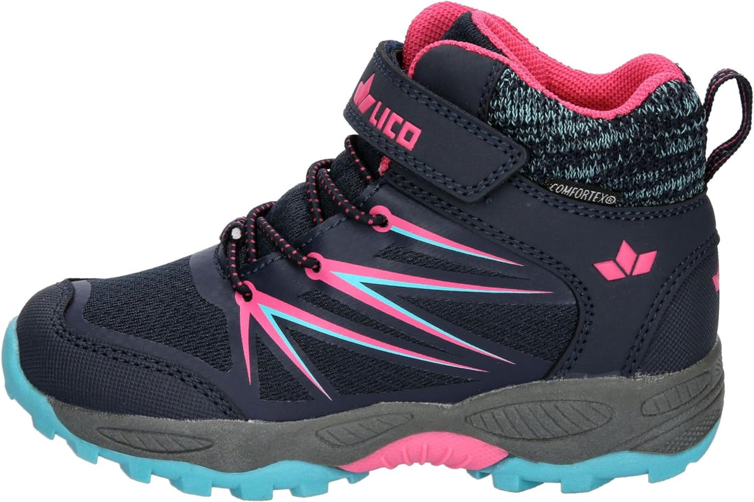 Lico Unisex Kinder Fernley Vs Traillaufschuhe 37 EU Marine Pink Türkis, 37 EU Marine Pink Türki