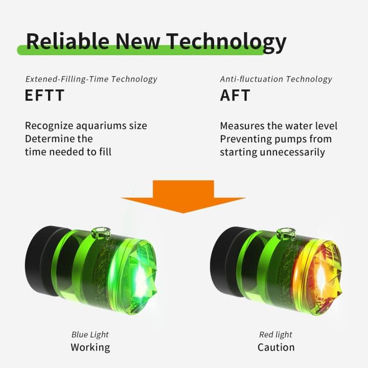 Fzone Automatisches Nachfüllsystem ATO für Aquarium mit Pumpe zur Obenbefüllung, Wassernachfüller mi