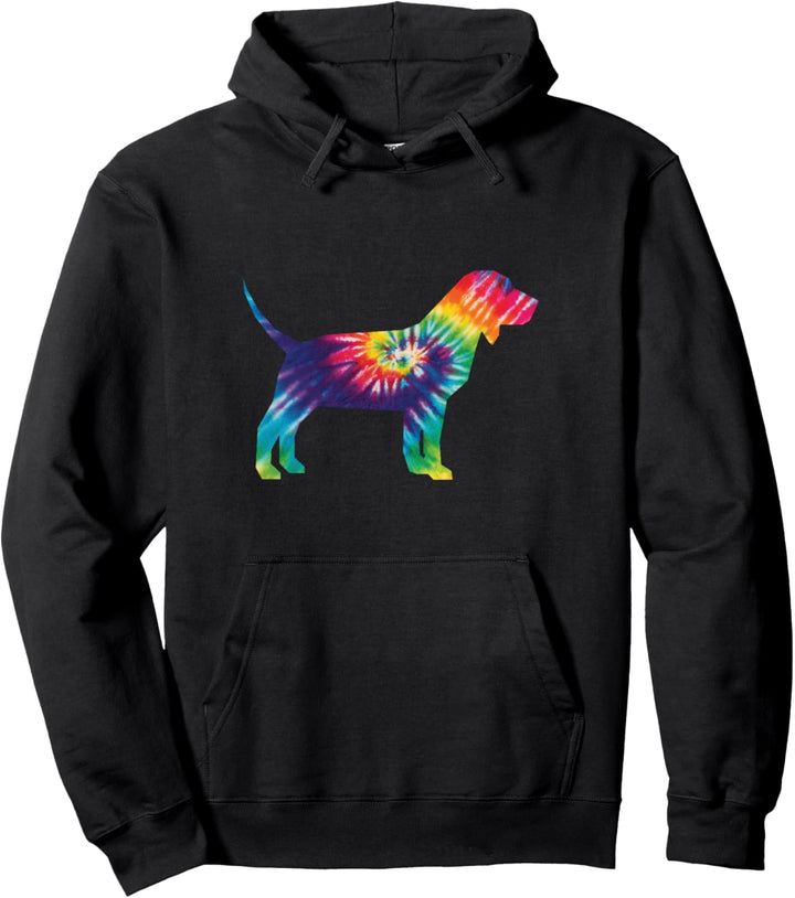 Tie Dye Dog Lover Beagle Pullover Hoodie