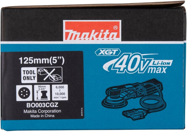Makita BO003CGZ Akku-Exzenterschleifer 40V max. / 125 mm ø (ohne Ladegerät und Akkus)