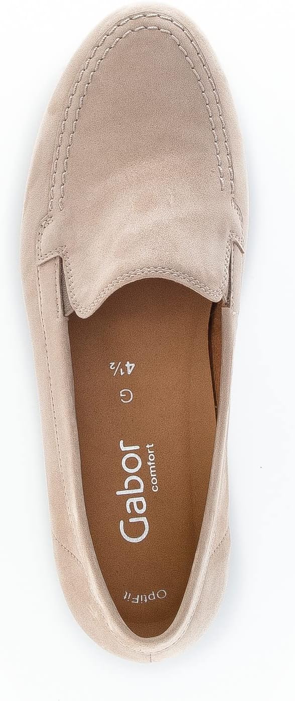 Gabor Damen Slipper, Frauen Slip On,Wechselfussbett,Moderate Mehrweite (G) 38 EU Beige Silk 30, 38 E