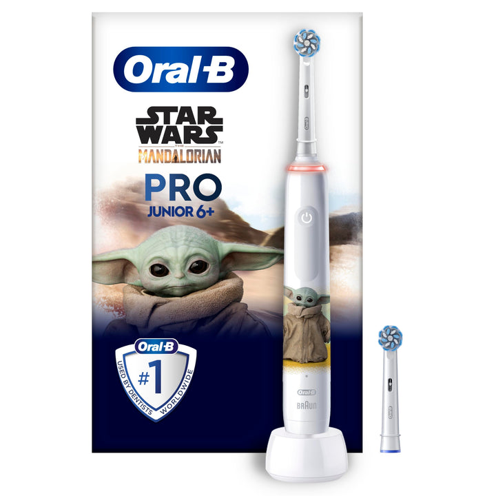 Oral-B Pro Junior Star Wars Elektrische Zahnbürste/Electric Toothbrush für Kinder ab 6 Jahren, 2 Auf