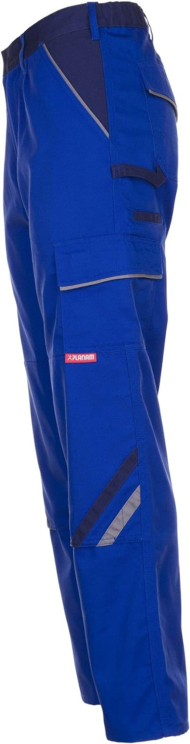 Planam 2320061 Highline Bundhose, Kornblau/Marine/Zink, Grösse 61 Kornblau/Marine/Zink 61, Kornblau/