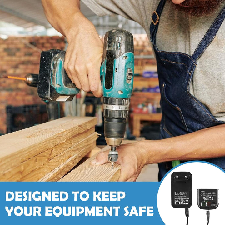 Ladegerät Kompatibel mit Black & Decker 10,8 V 14,4 V 18 V 20 V Serise, WIYETY Ladegerät für Black &