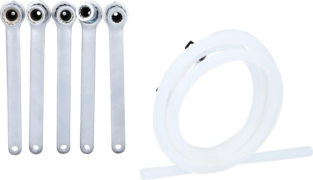 KS Tools 160.0725 Bremsen-Entlüftungsschlüssel-Satz, 6-teilig