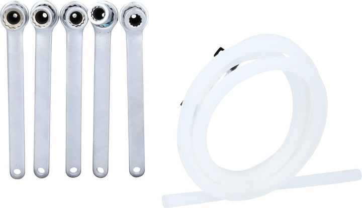 KS Tools 160.0725 Bremsen-Entlüftungsschlüssel-Satz, 6-teilig