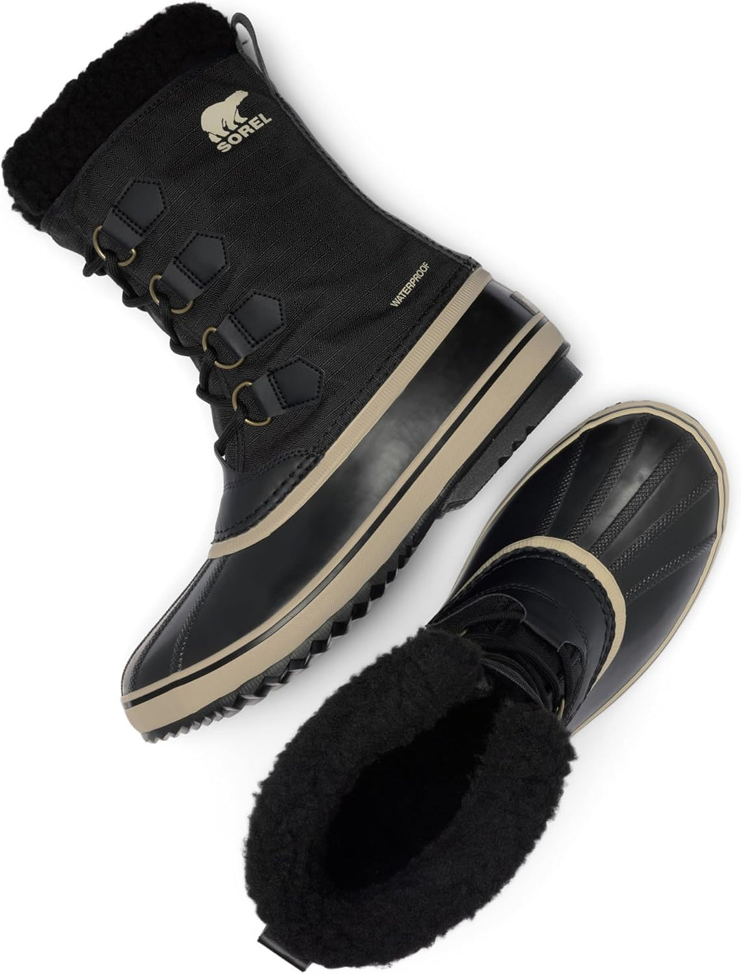 Sorel Herren 1964 Pac Nylon Wp Schneestiefel 40 EU Black Ancient Fossil Collection 2024 2025, 40 EU