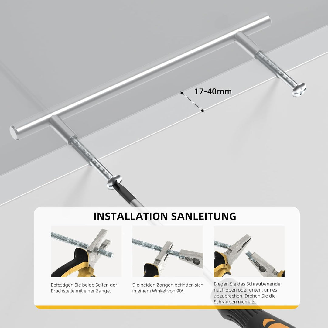 25 Stück Schrank Schublade Türgriff Stangengriff LS201BSS128 Bohrlochabstand 128mm Edelstahl Küchens