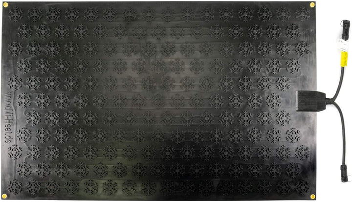 60x90cm Electric Rubber Heating Mat for Outdoor Entrance + cable Extender 3m 60x90cm Verlängerungska