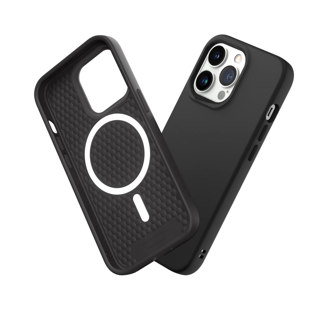 RhinoShield Case kompatibel mit [iPhone 13 Pro] | SolidSuit - MagSafe-kompatibel -Stossdämpfende & s
