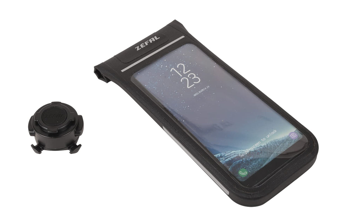 Zefal Unisex – Erwachsene Z Console Dry Smartphone-Halter, Schwarz, L