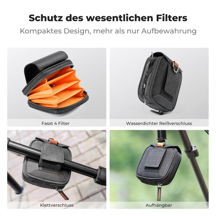 K&F Concept Magnetic Filter Set Nano X-Serie 77mm Magnetisches Schnellwechsel System Quick Swap Syst