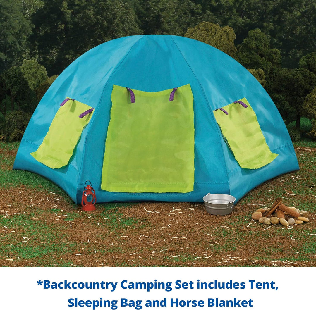 Breyer - 1380 - Massstab 1:9 - Backcountry-Campen-Set (Mehrfarbig)