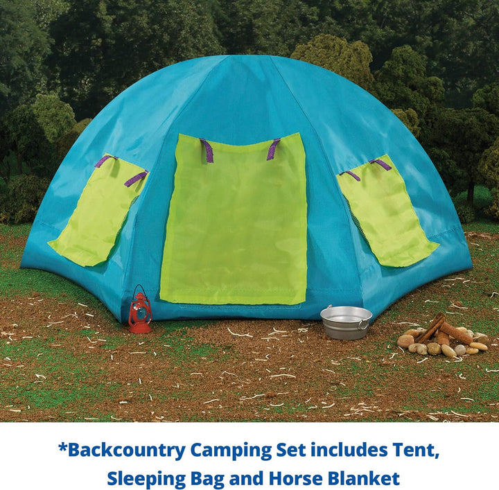 Breyer - 1380 - Massstab 1:9 - Backcountry-Campen-Set (Mehrfarbig)
