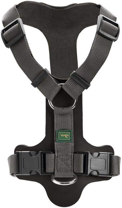 HUNTER AALBORG MIXED Hundegeschirr, S, schwarz/grau schwarz/grau 46-67 cm, schwarz/grau 46-67 cm