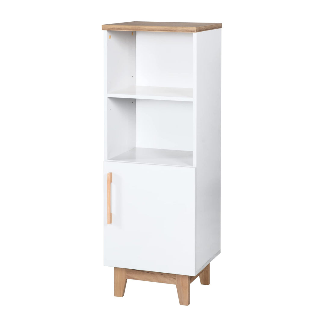 roba Standregal 'Finn', weiss, Holzregal für Baby-/Kinderzimmer, Soft Close-Technik, Baby/Kindermöbe