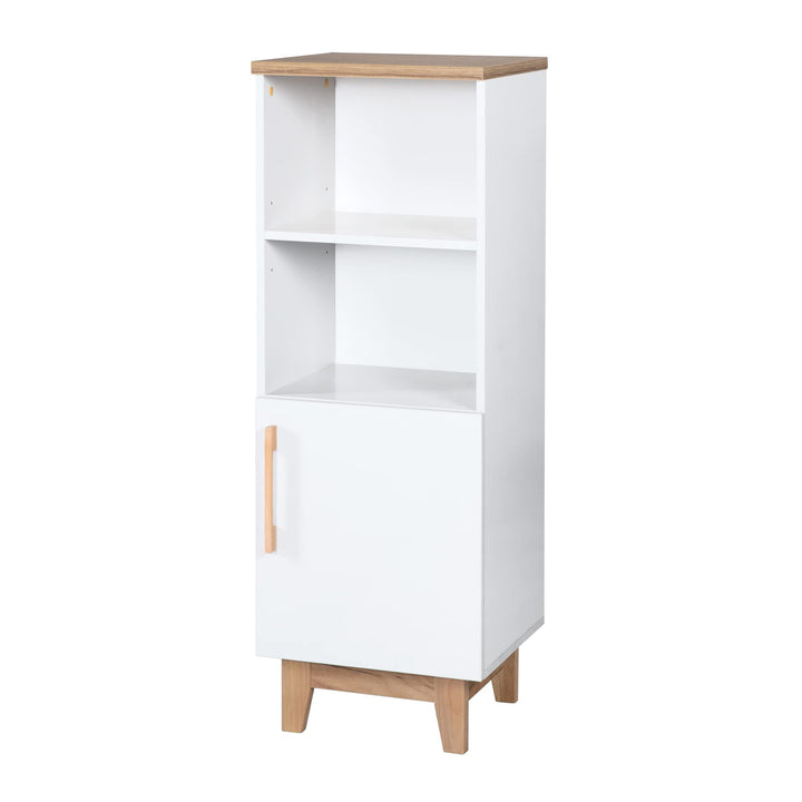 roba Standregal 'Finn', weiss, Holzregal für Baby-/Kinderzimmer, Soft Close-Technik, Baby/Kindermöbe
