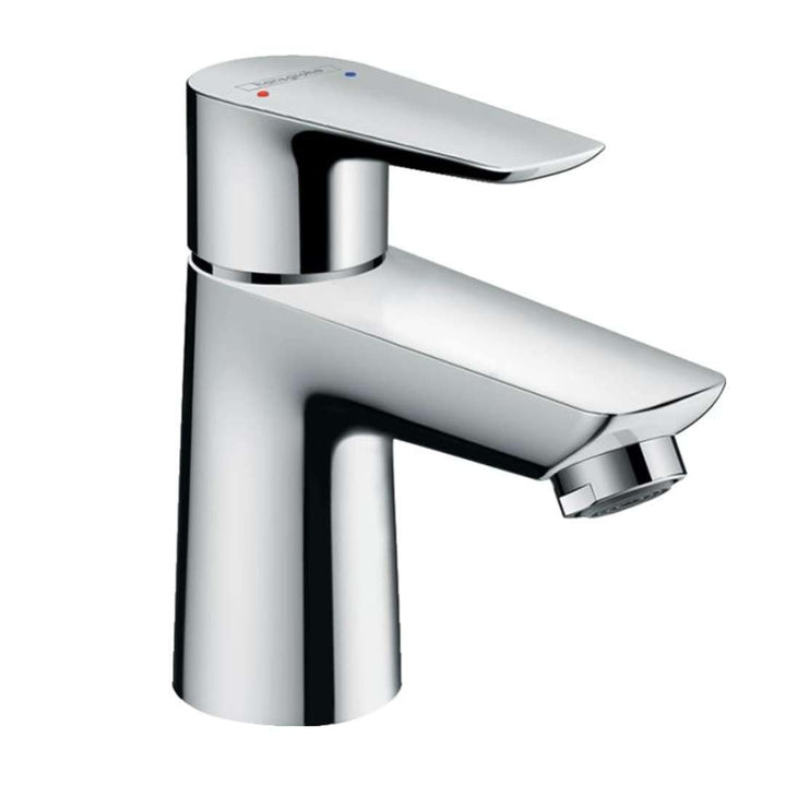 hansgrohe Wasserhahn Talis E CoolStart (Armatur mit Auslauf Höhe 80mm, ohne Ablaufgarnitur) Chrom, C