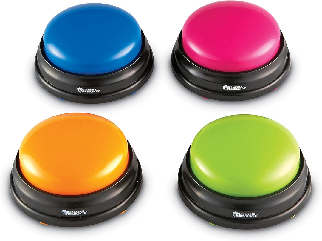 Learning Resources Original Antwort-Buzzer (4 Stück), 19.6 x 19.6 x 5.1 cm, Sortiert Satz von 4, Sat