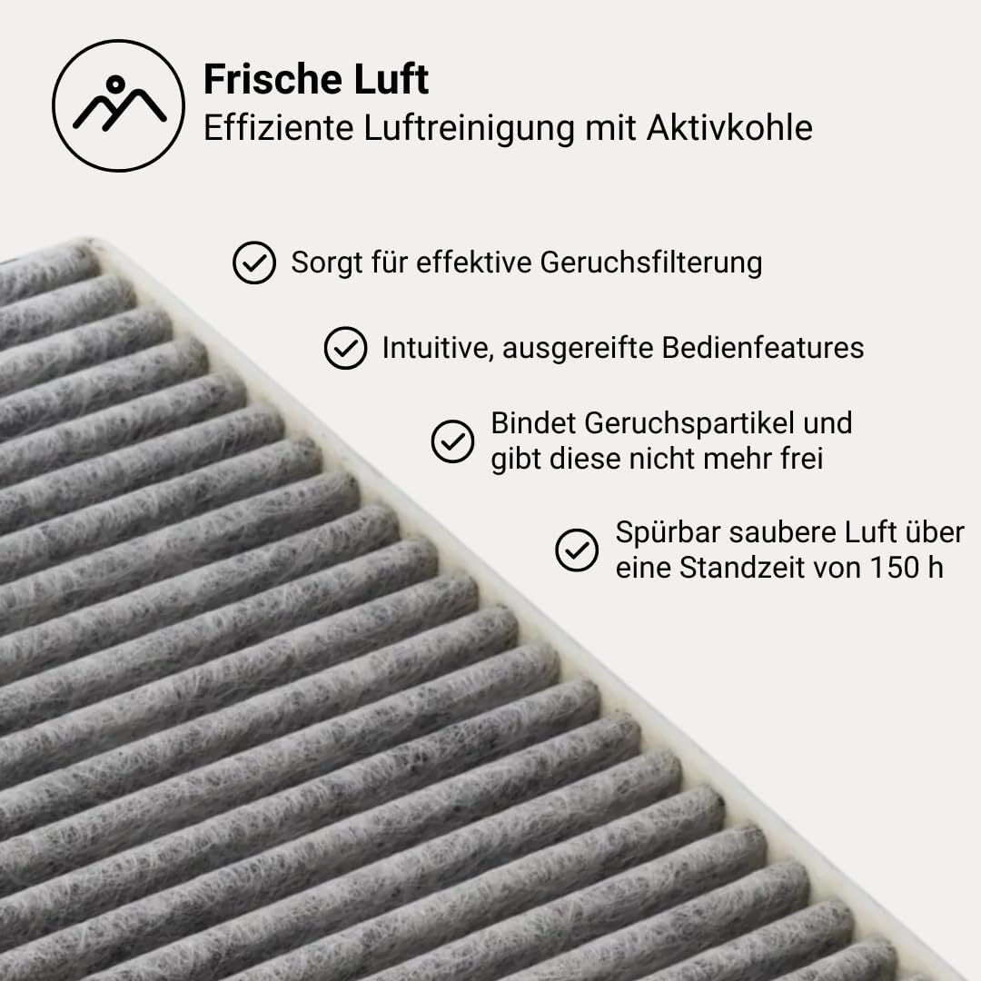 BORA BAKFS Original Aktivkohlefilter-Set für BASIC und GP4 Dunstabzug (BHU/BIU/BFIU), Ersatzfilter Z