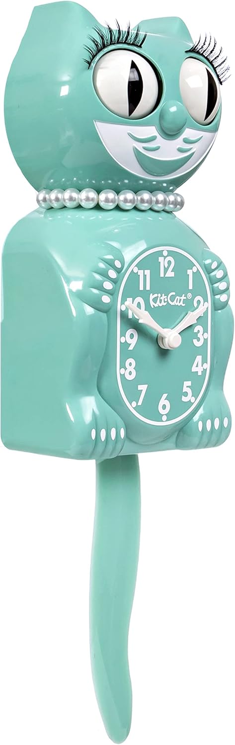 Kit Cat Klock Limited Edition Lady (Ocean Waves) Ocean Waves Green, Ocean Waves Green