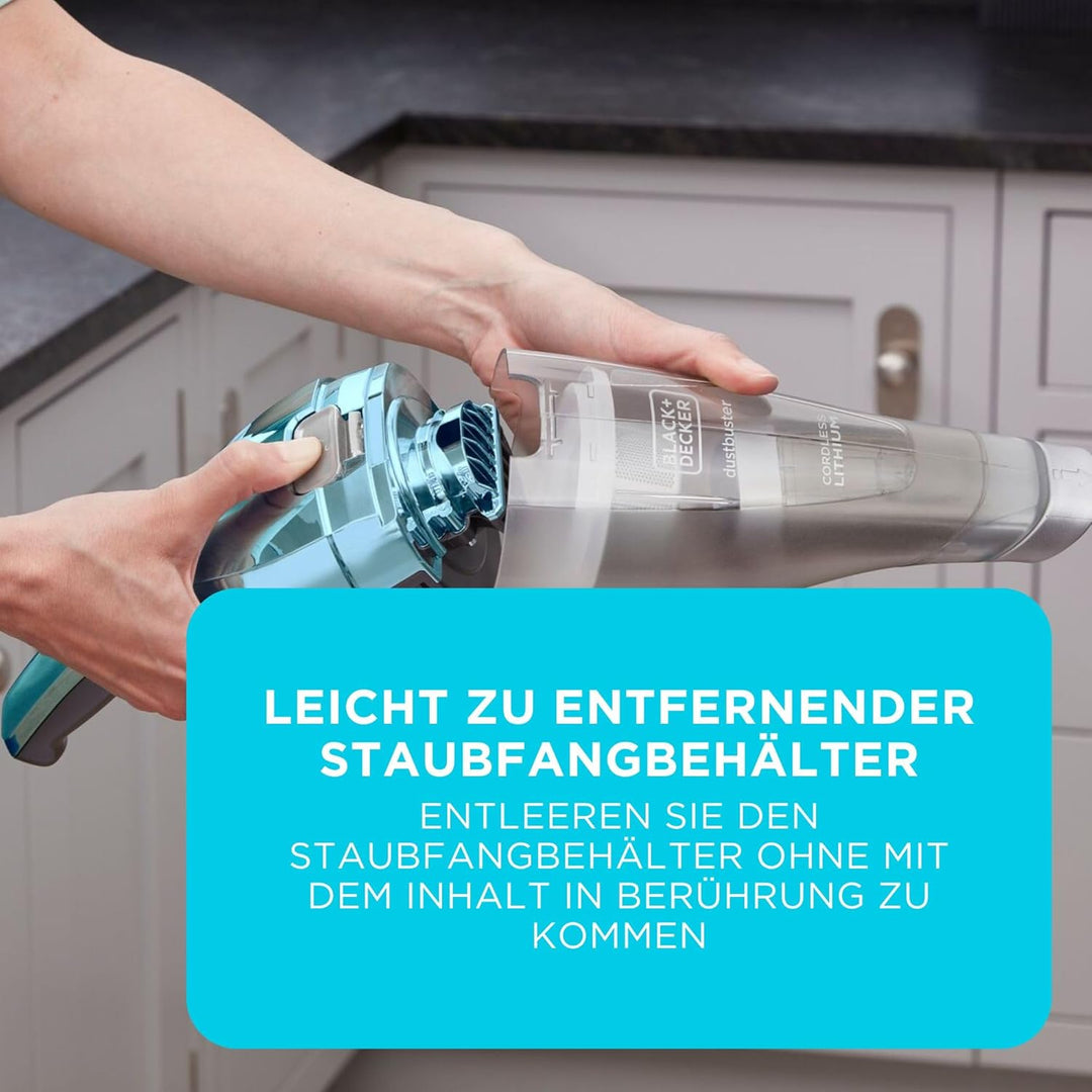 Black & Decker NVC220WBC-qw, Chrome Et Bleu, 385 ml, 14.4 W, 385 milliliters Chrome Et Bleu 385 ml,