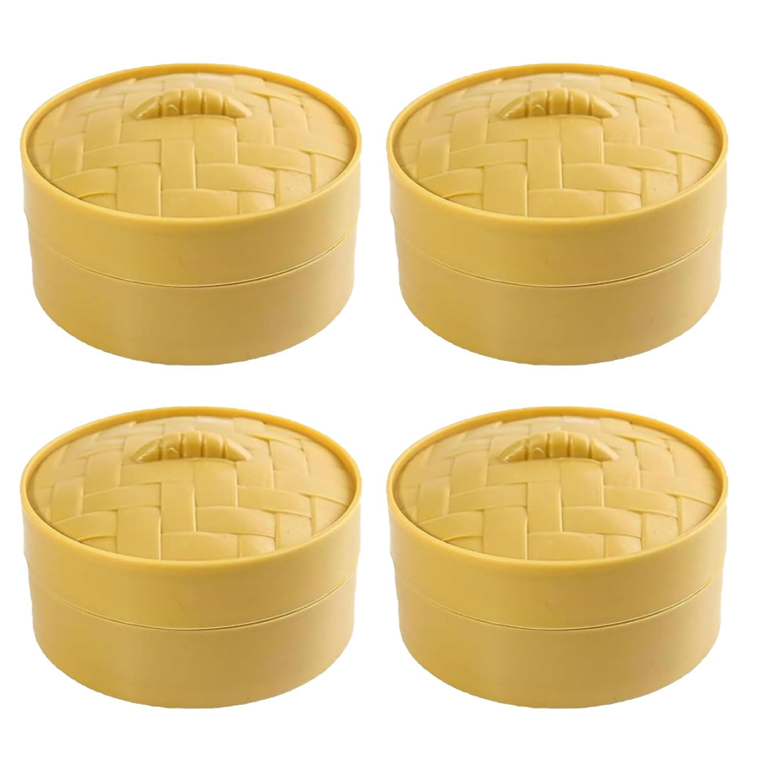 4 Stück Dumpling Toys, Bao mit Dampfkorb, für Erwachsene Geschenke