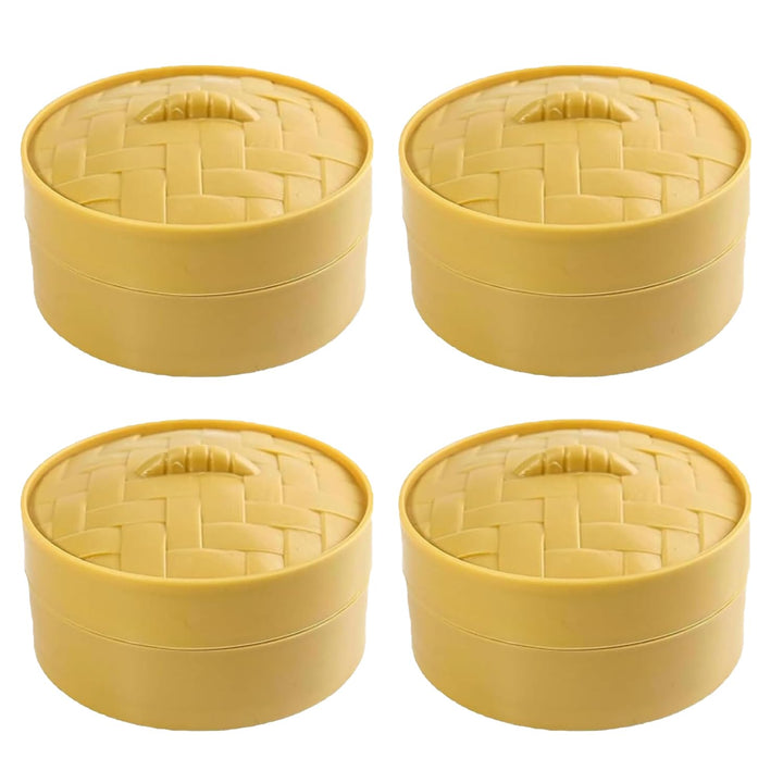 4 Stück Dumpling Toys, Bao mit Dampfkorb, für Erwachsene Geschenke