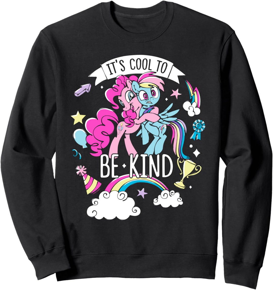 My Little Pony Its Cool to be Kind Pinkie Pie Rainbow Sweatshirt