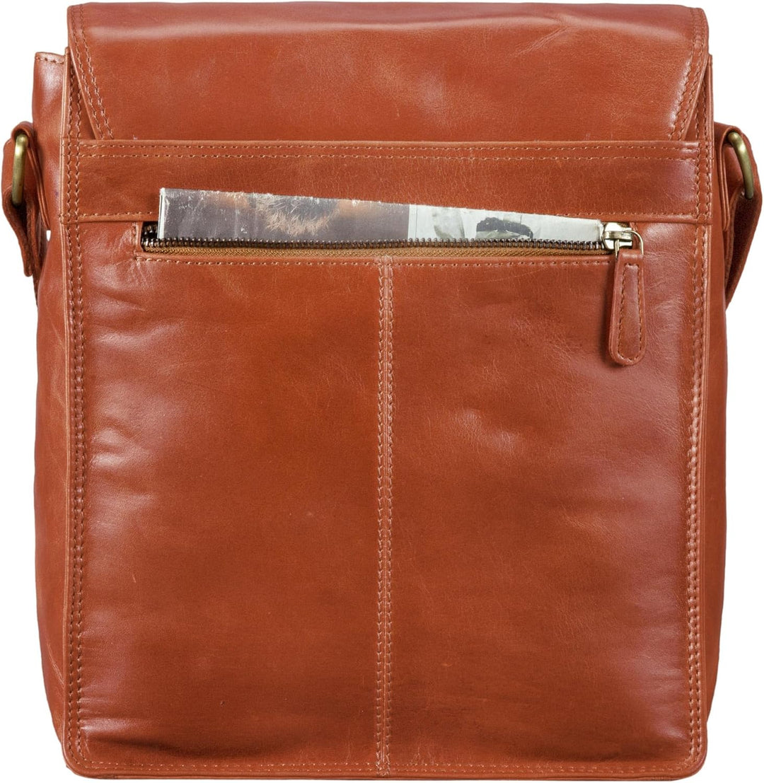 STILORD Lars Vintage Umhängetasche Leder Herren Hochformat für 13,3 Zoll Tablet MacBooks und iPad Sc