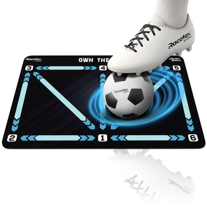 Fussballmatte Training Kinder 90x60 cm – Rutschfeste und Langlebige Fussballmatte – Die Kickmatte fü