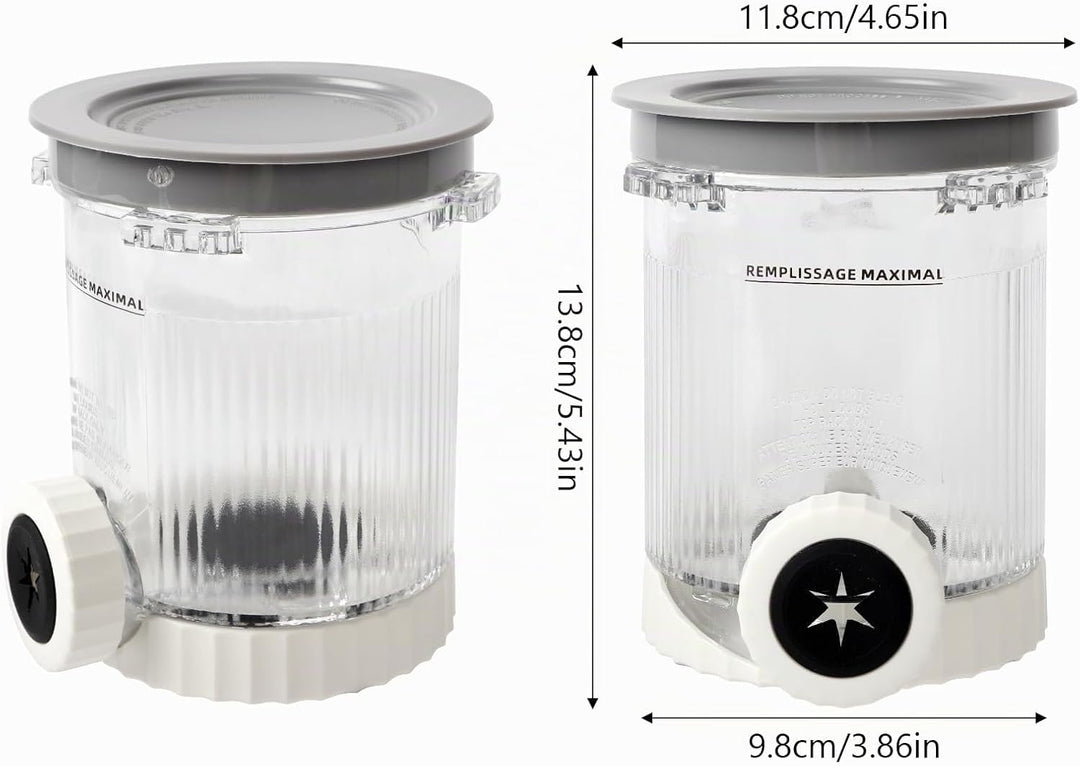 4er-Ninja Creami Swirl - Pack Behälter für Ninja Creami Swirl Pints und Deckel, Eisbehälter Ko