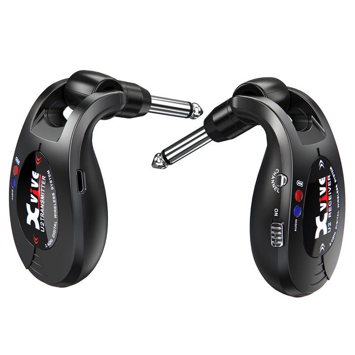 Xvive U2 Wireless Digital Transmitter/Receiver System for Guitar, Bass and Other Instruments, Rechar