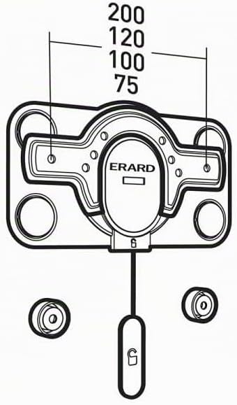 "FiXiT" Wandhalter 48 bis 81cm (19 bis 32Zoll) Klicksystem, Exenterscheiben, Wasserwaage,VESA 200x20