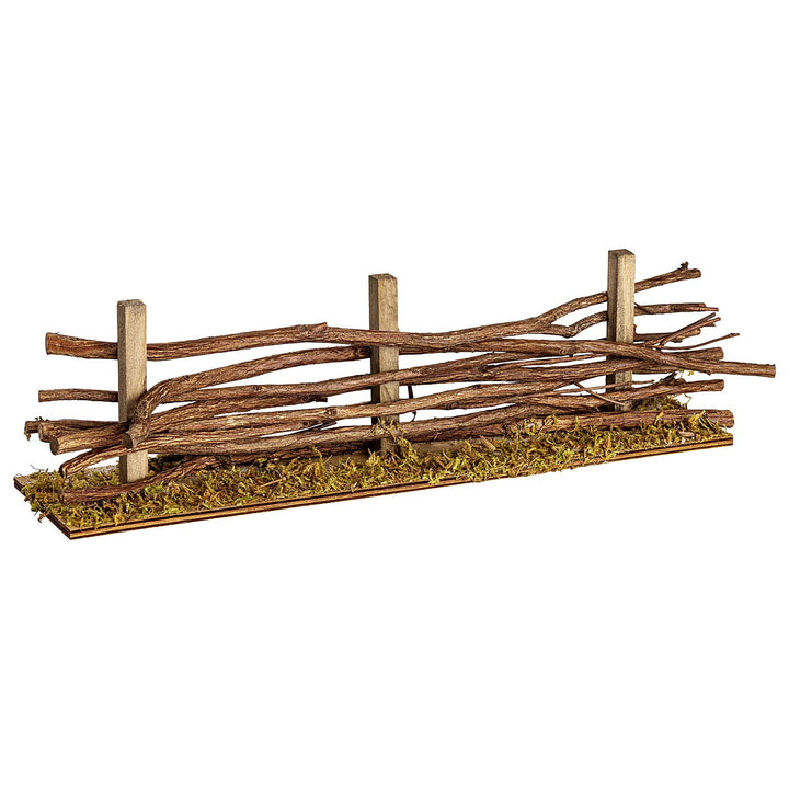 WEIDENZAUN/Weidezaun/Zaun für die Weide aus Holz [ca 30 cm lang, 7 cm hoch, HANDGEFERTIGT] – Krippen