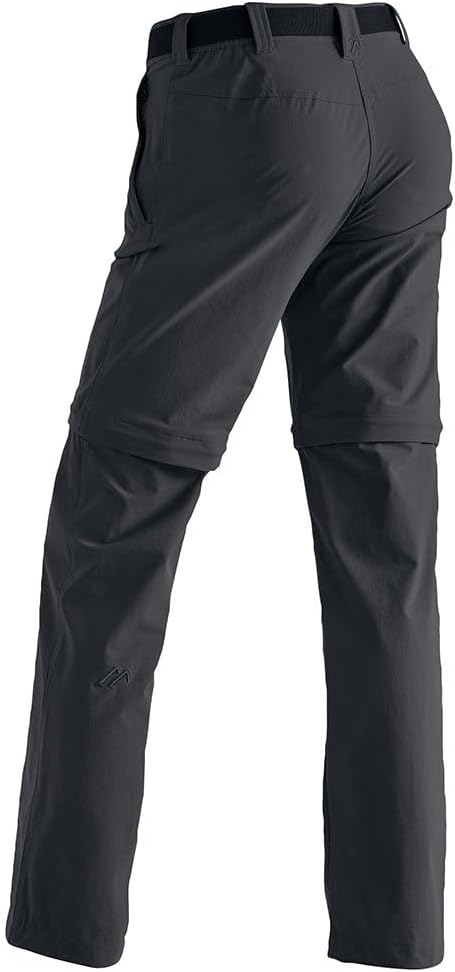 Maier Sports NATA 2, Damen Wanderhose, Wasserabweisende Zipp-Off-Outdoorhose für Trekking und Hiking