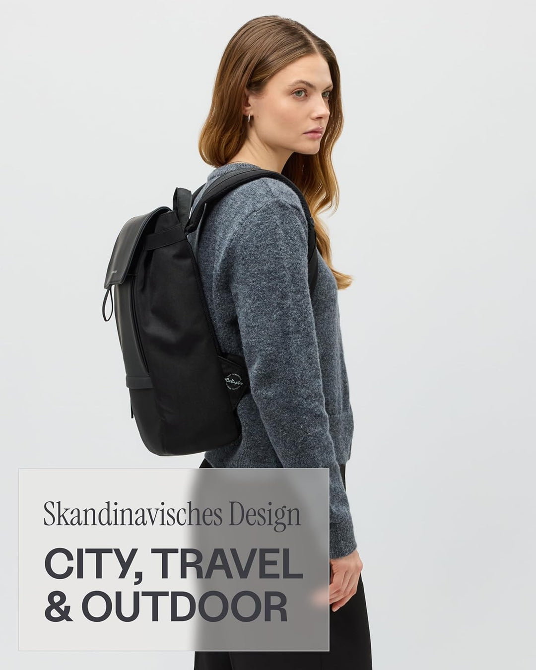 Kapten & Son Rucksack Fyn Classic 11 L | Rucksack Damen & Herren | Tagesrucksack mit 14" Laptopfach