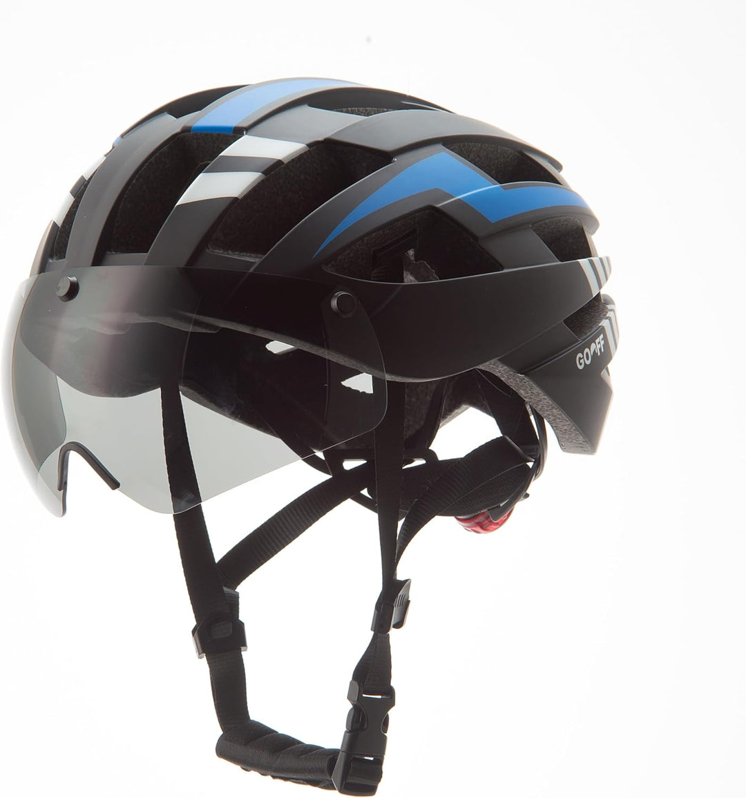 GOOFF Blitz MTB- und Fahrradhelm in Schwarz - Sportlicher Helm mit ultraleichter Bauweise - Fahrradh