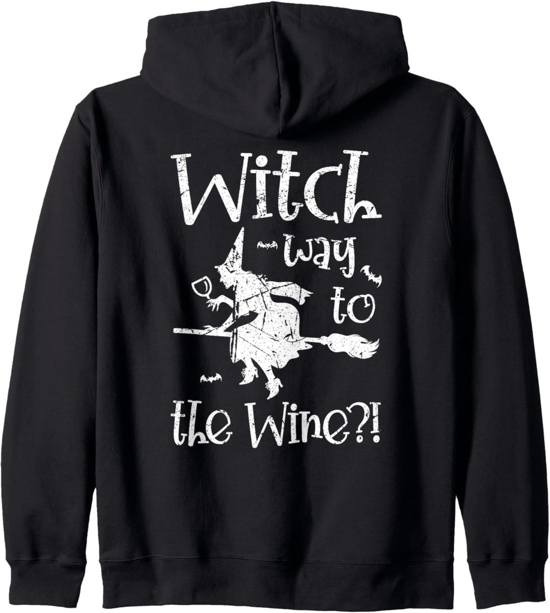 Hexenweg zum Wein Halloween Design Ästhetik Kapuzenjacke