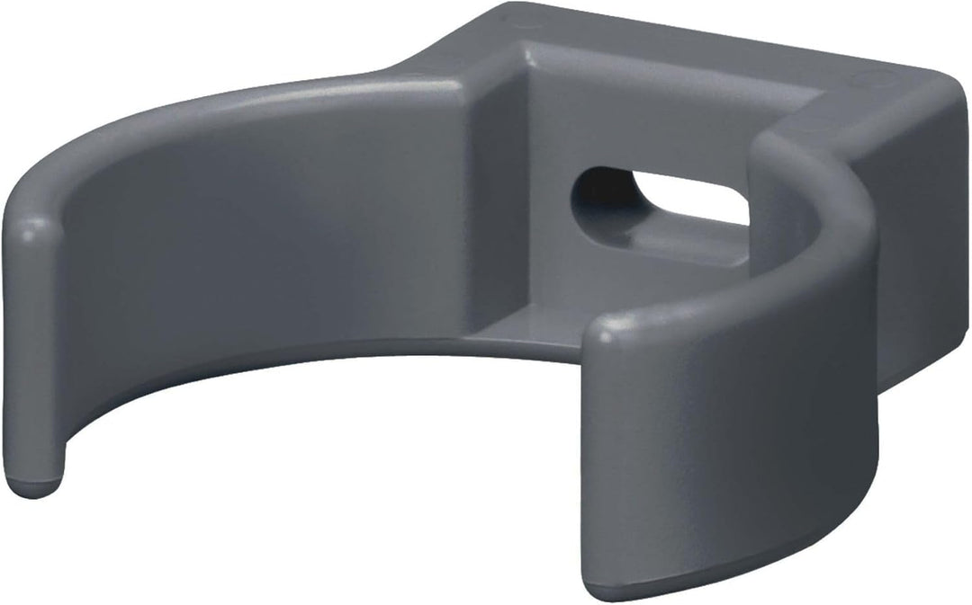 INEFA Rohrschelle Clip, PVC-U DN 50, 25 Stück Anthrazit Fallrohrschelle, Dachrinnenzubehör, einfache