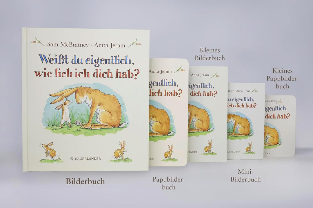 Weisst du eigentlich, wie lieb ich dich hab?, Gebundenes Buch