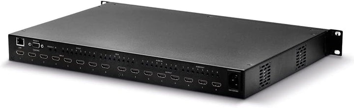 LINDY Matrix Video 8x8 HDMI 18G mit Scaler für Wand Monitor